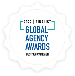 award global agency 2022 finalist best seo campaign