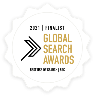 award global search 2021 finalist best use search b2c