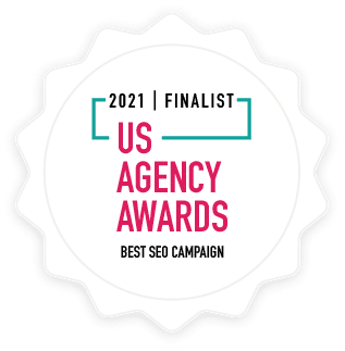 award us agency 2021 finalist best seo campaign