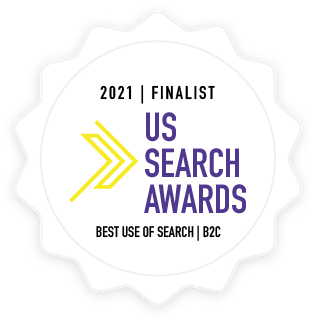 award us search 2021 finalist best use search b2c
