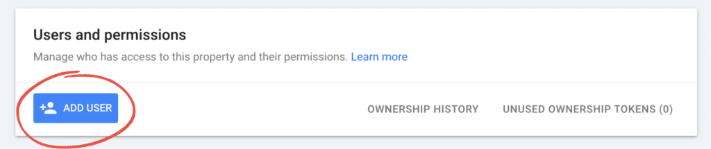 add user to gsc