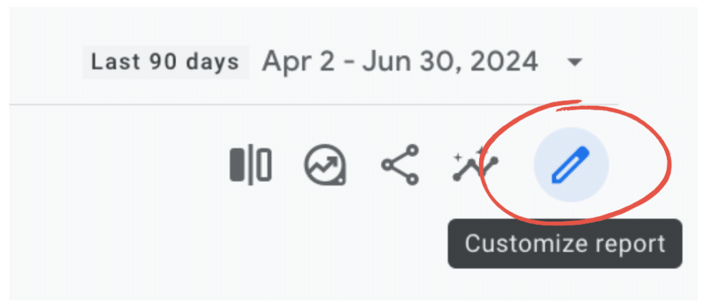 customize report