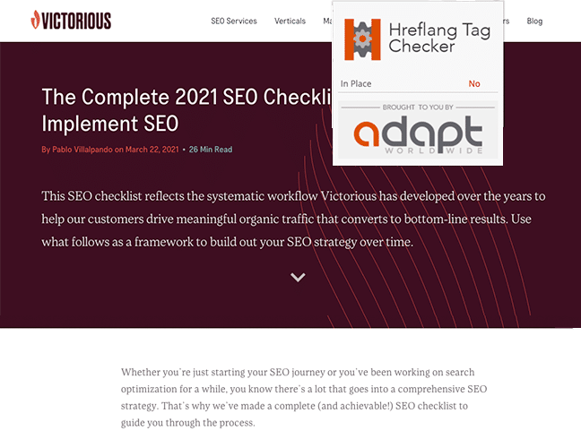 seo for chrome extension adapt