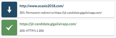 ocasio dev redirect