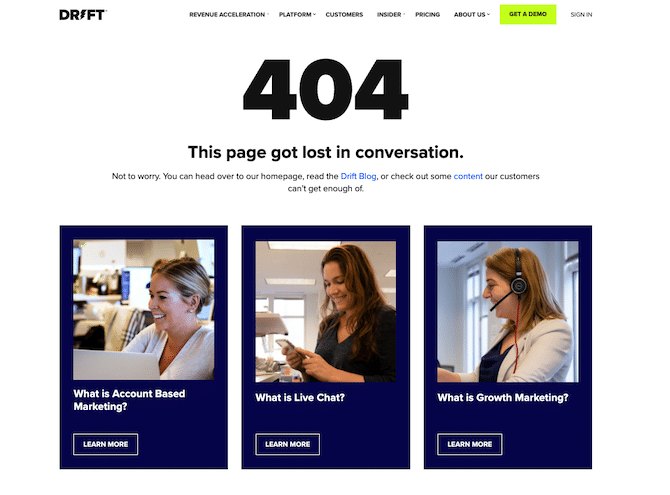 example 404 error page
