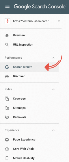 screenshot from step-by-step instructions about of how to monitor rich snippets in google search console