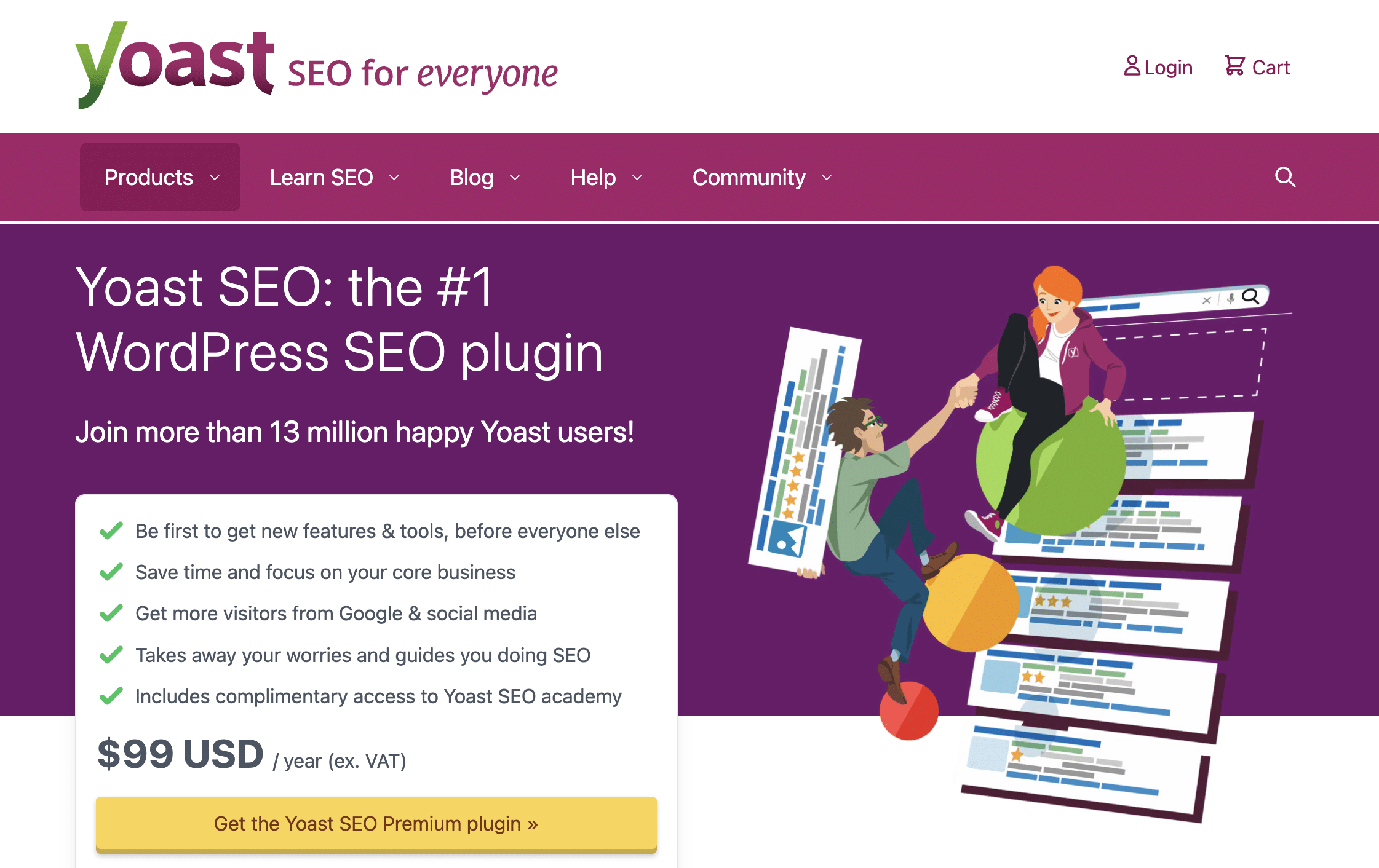 yoast website screenshot