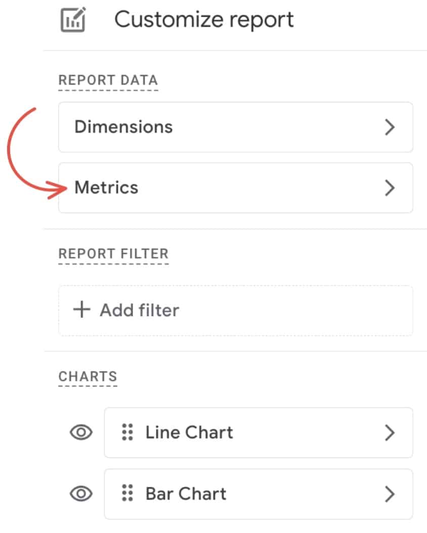 how to customize a report in ga4