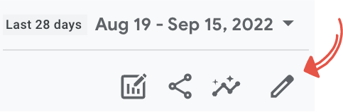 customize report with pencil