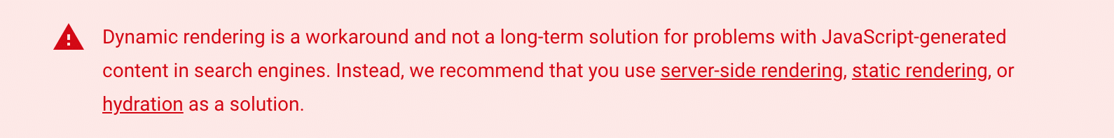 Image of a warning and error message about JavaScript