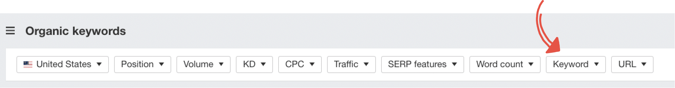 Ahrefs site explorer options