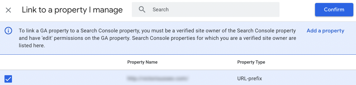 link to a property screenshot