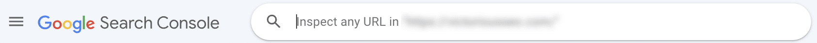 URL inspection too in GSC