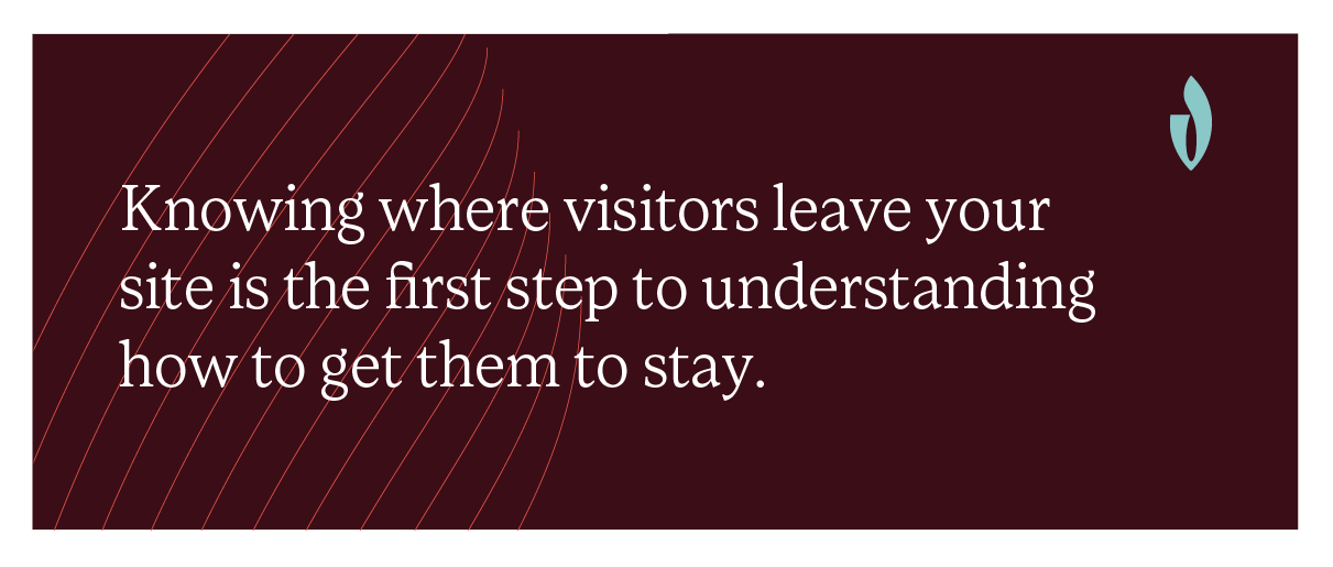 engagement metrics - site abandonment
