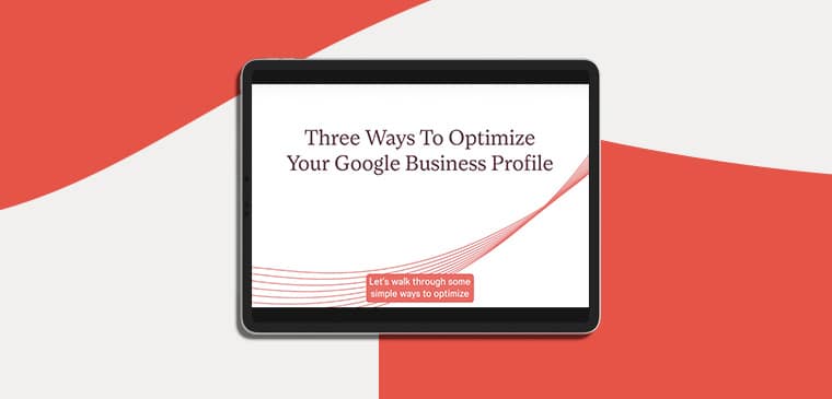 video google business profile cover