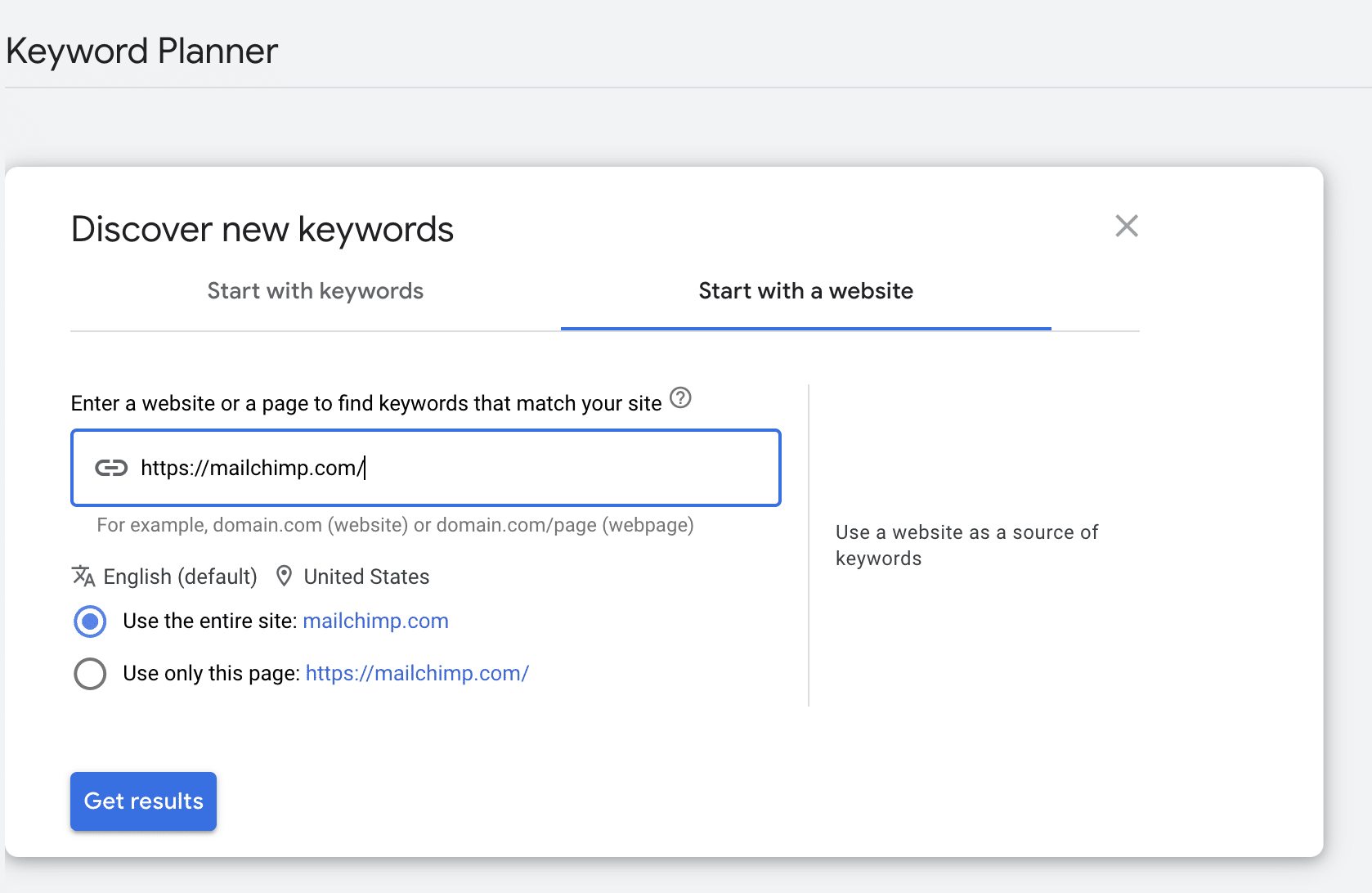 discover new keywords