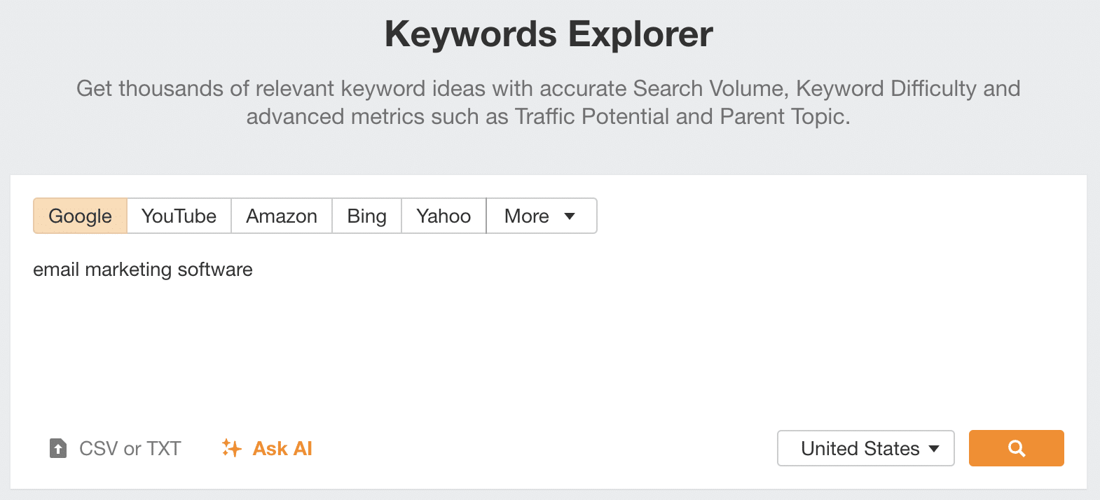 keyword explorer example