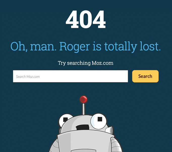 Image of a Moz.com 404 message