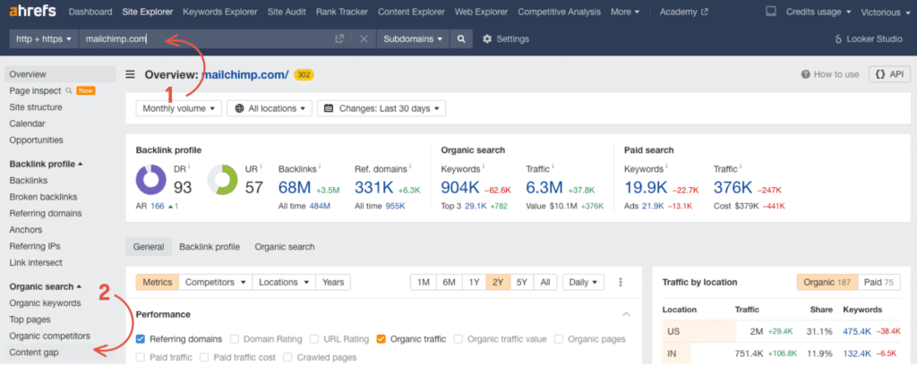 how to do content gap analysis in ahrefs to create seo content