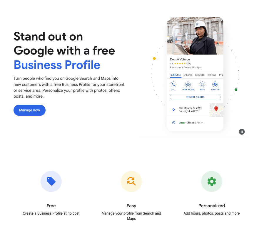 google business profile optimization