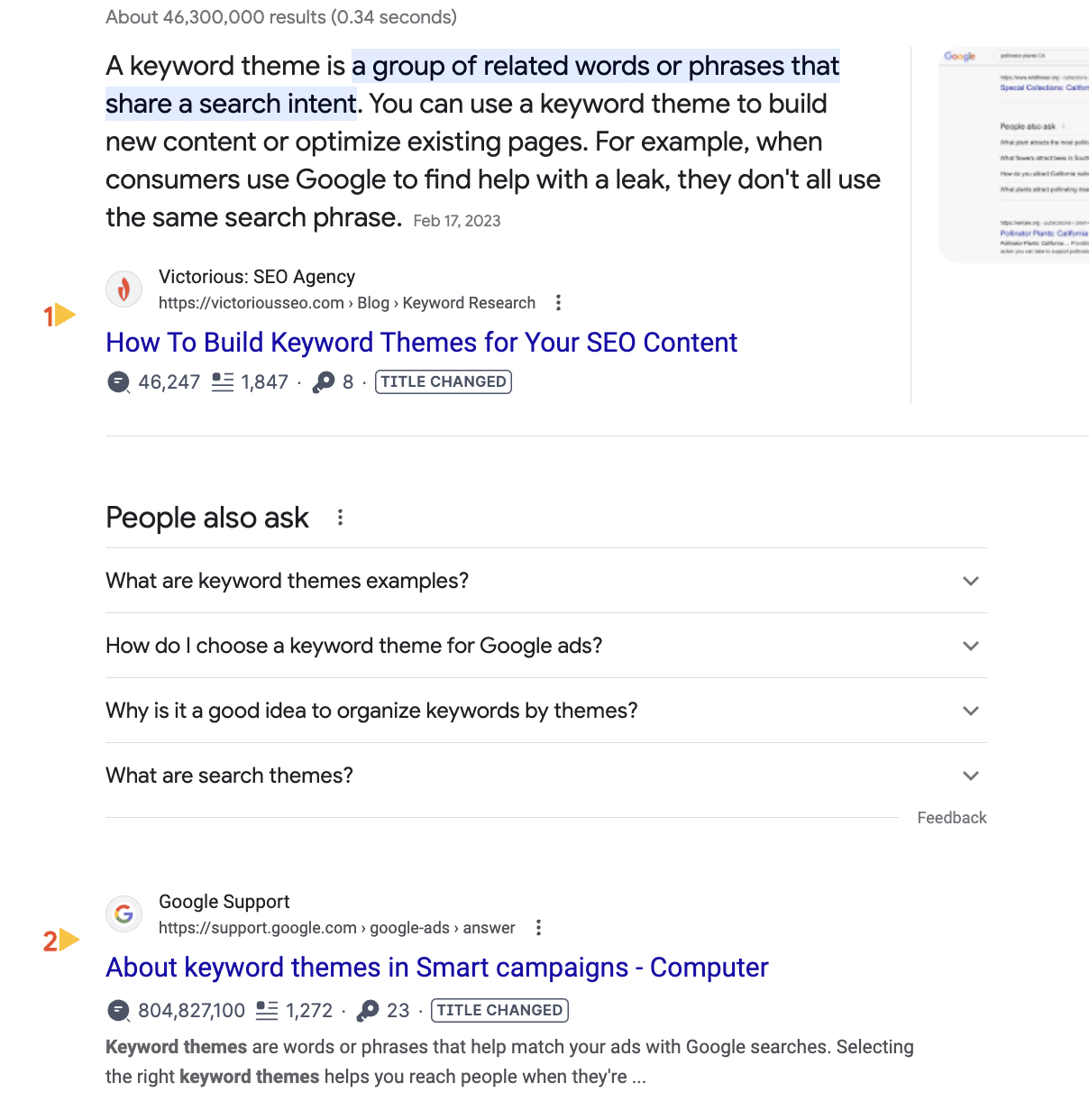 outrank google example