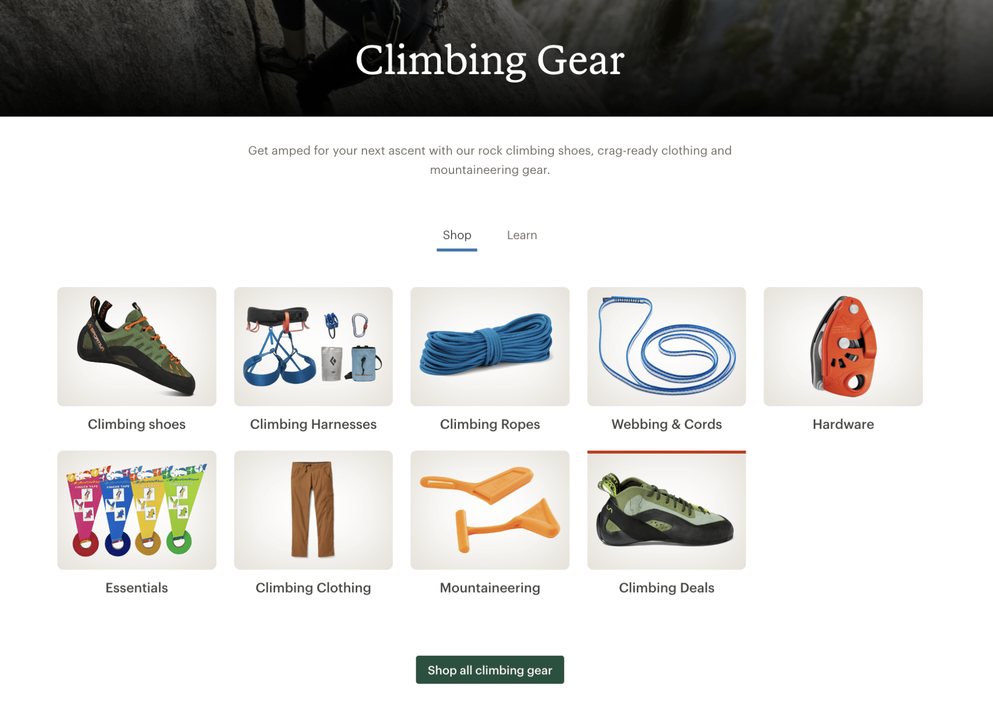 subcategories