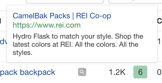 CamelBak Packs