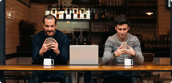 customers found a nearby cafe thanks to multilocation SEO