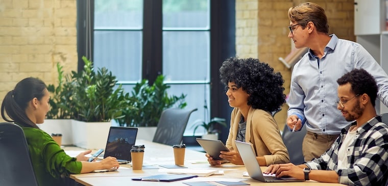 image of people discussing ai terms