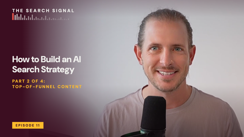 How to build an AI search strategy. Part 2: Tofu